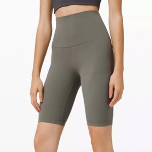 Lululemon Align Super High Rise Short 10 inch Size 2 grey sage